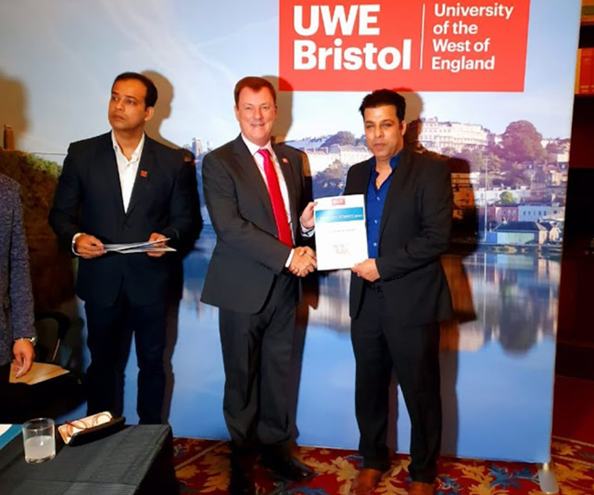 Awarding Certification from University West of England